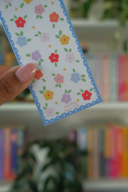 Cottage Florals Bookmark