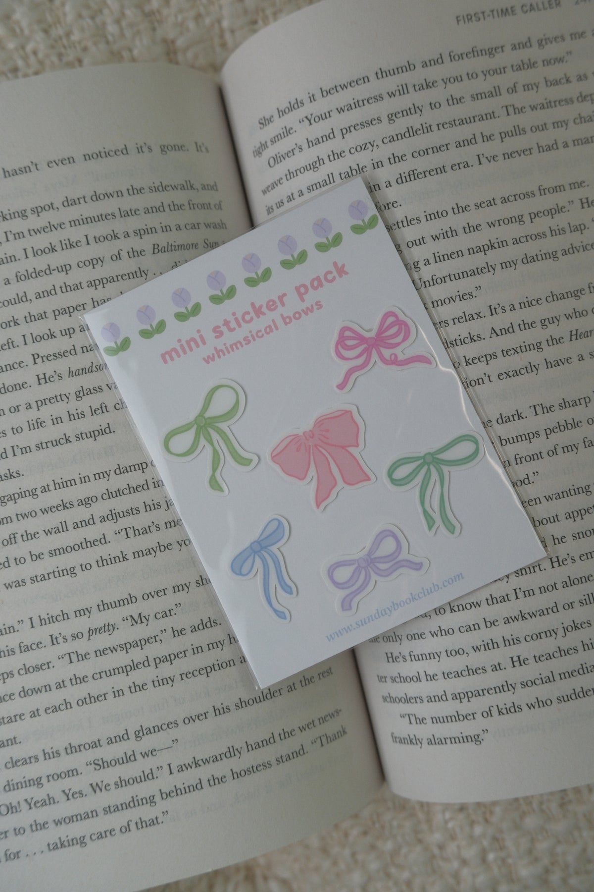 Whimsical Bows - Mini Stickers