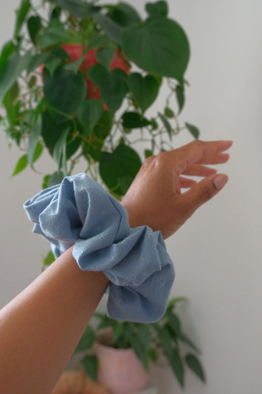 Blue Jeans Scrunchie