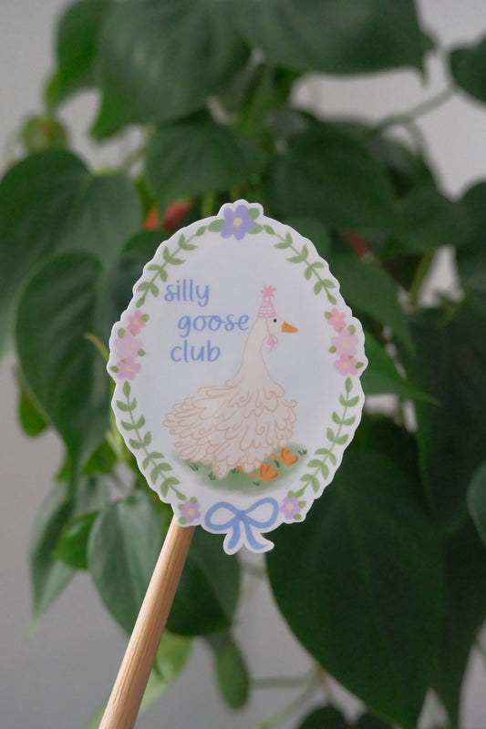 Silly Goose Club Sticker