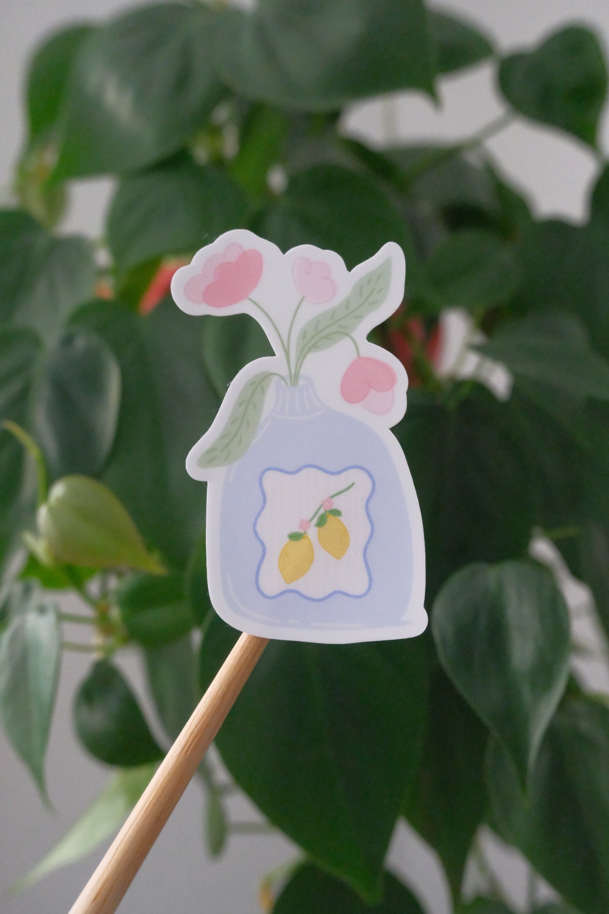 Lemonade Jar Bouquet Sticker
