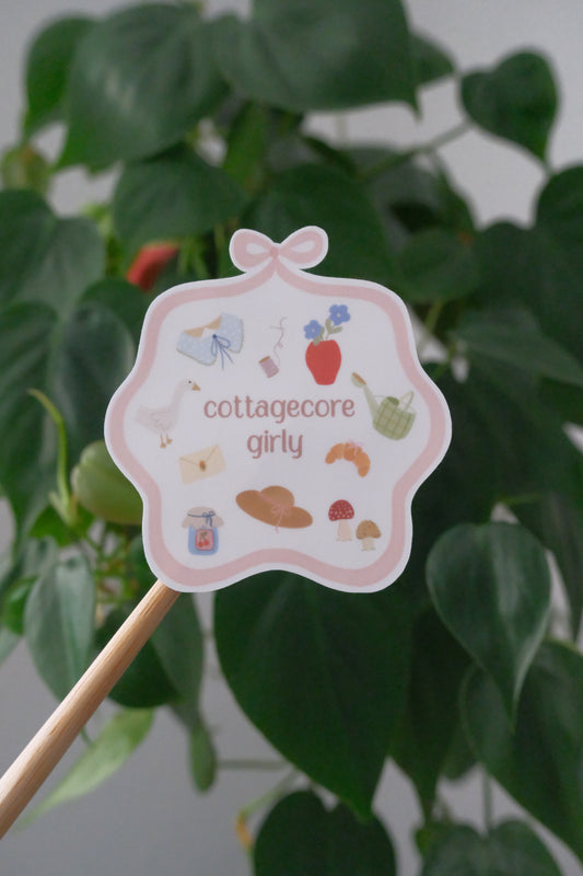 Cottagecore Girly Sticker