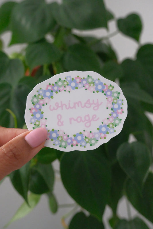 Whimsy & Rage Sticker