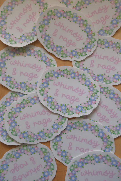 Whimsy & Rage Sticker