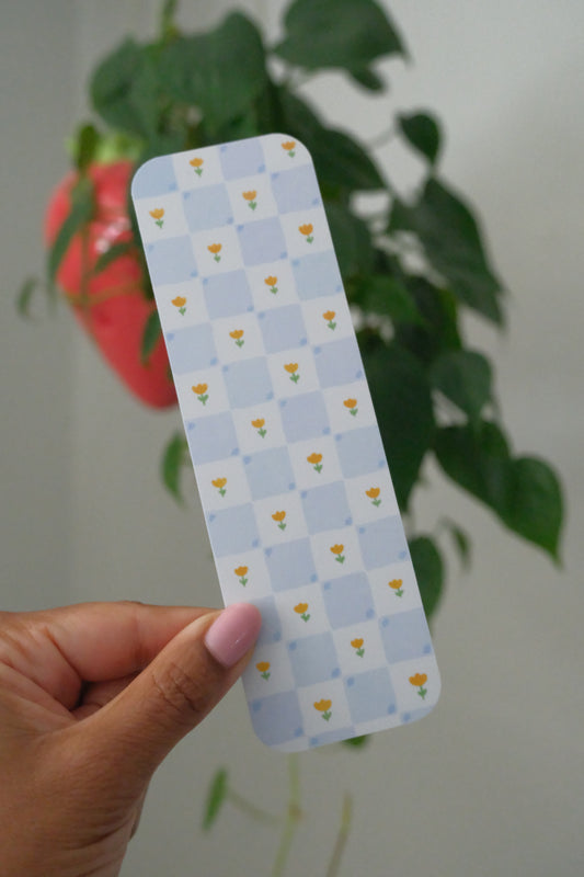 Watercolor Tiles Bookmark