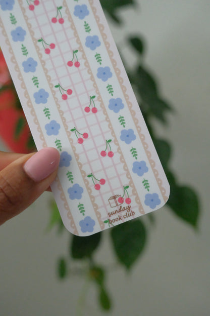 Cherry Washi Bookmark
