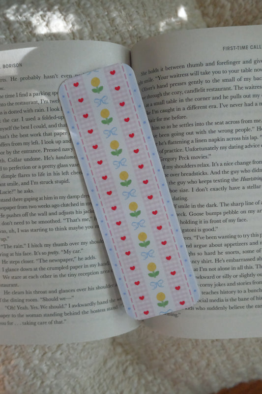 Spring Washi Bookmark