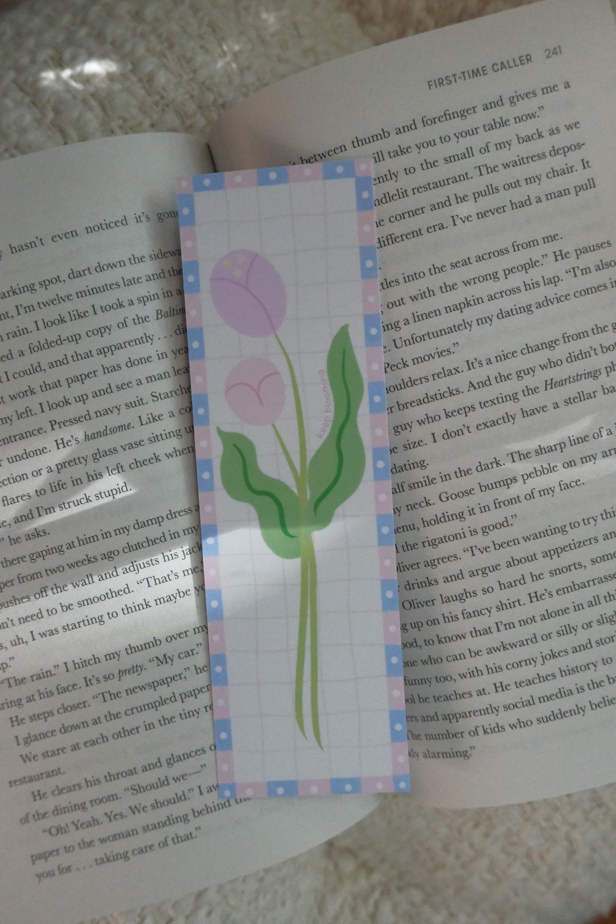 Keep Blooming Bookmark