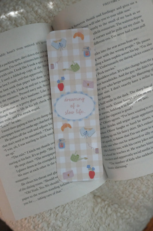 Slow Life Dreaming Bookmark