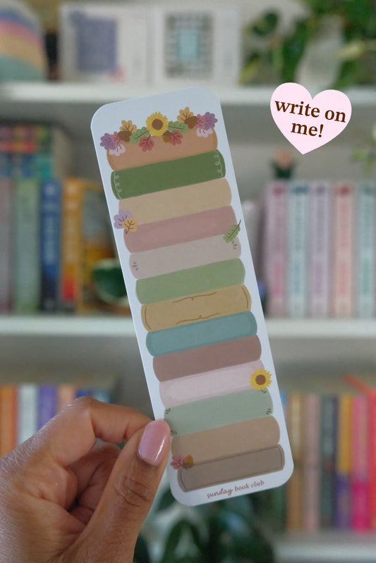 Autumn Tracker Bookmark