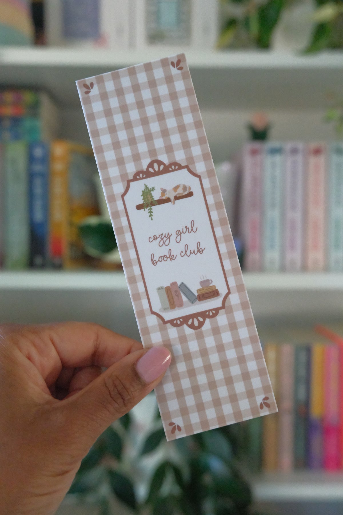Cozy Girl Book Club Bookmark