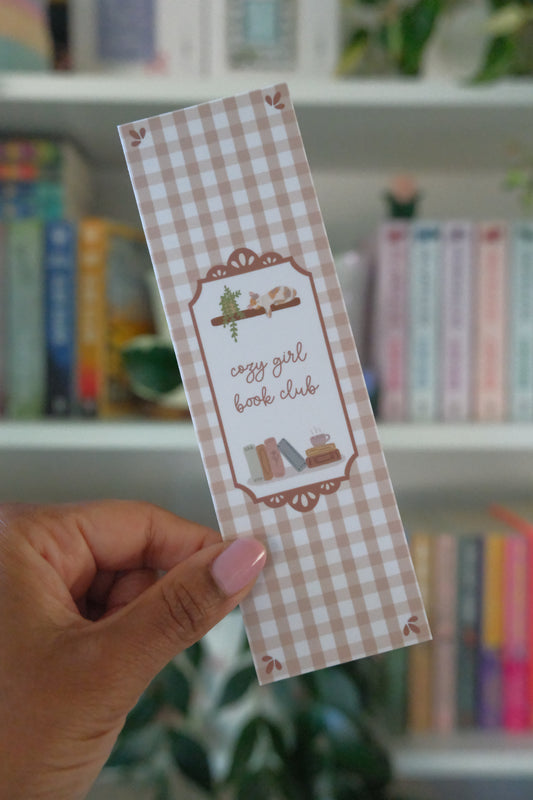 Cozy Girl Book Club Bookmark