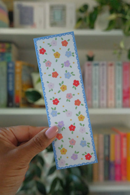 Cottage Florals Bookmark
