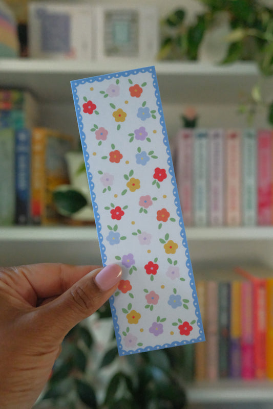 Cottage Florals Bookmark