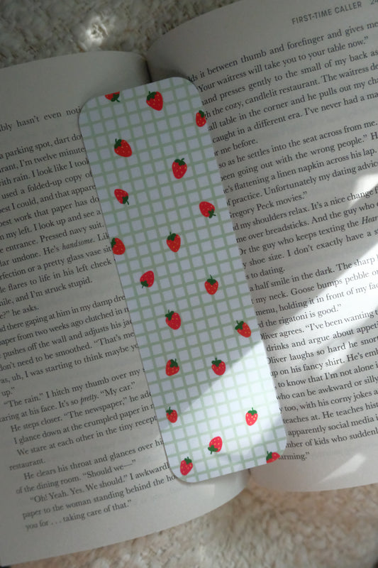 Strawberry Basket Bookmark