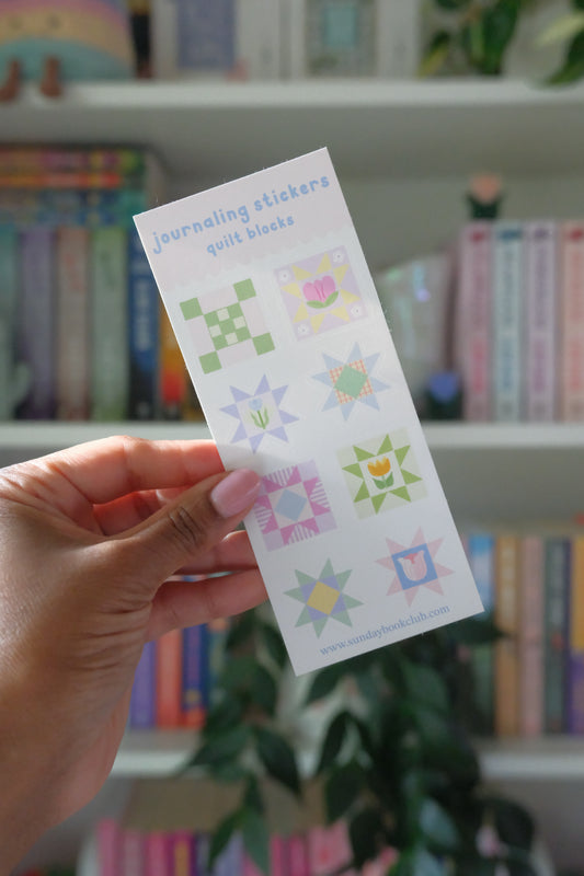 Quilt Blocks Sticker Sheet