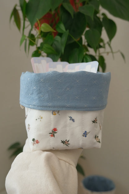 Floral Blooms Bookmark Bucket