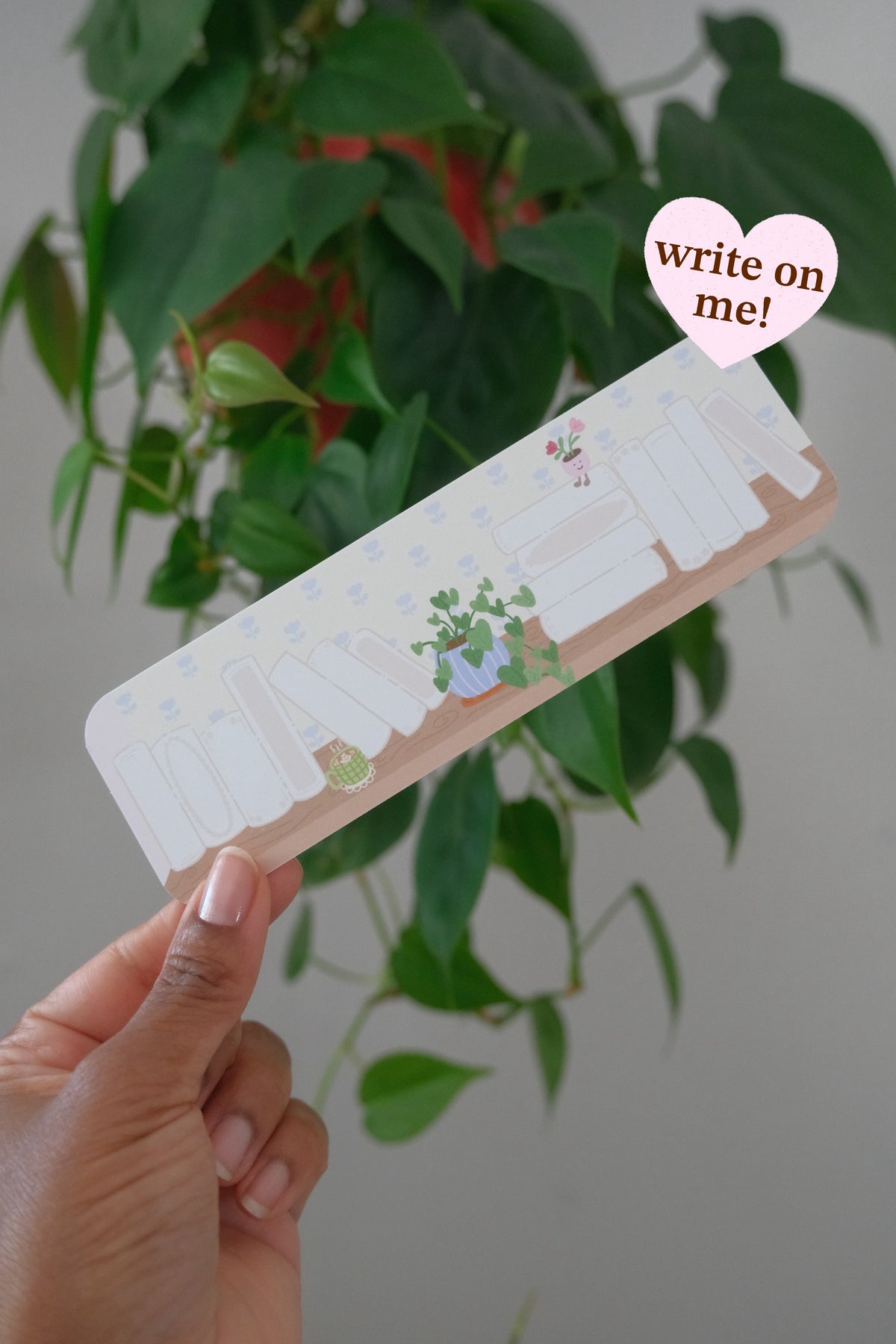 Wallpaper Shelf Tracker Bookmark