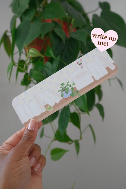 Wallpaper Shelf Tracker Bookmark