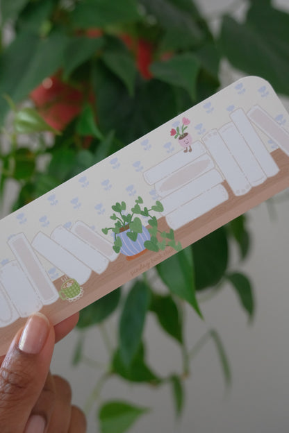 Wallpaper Shelf Tracker Bookmark