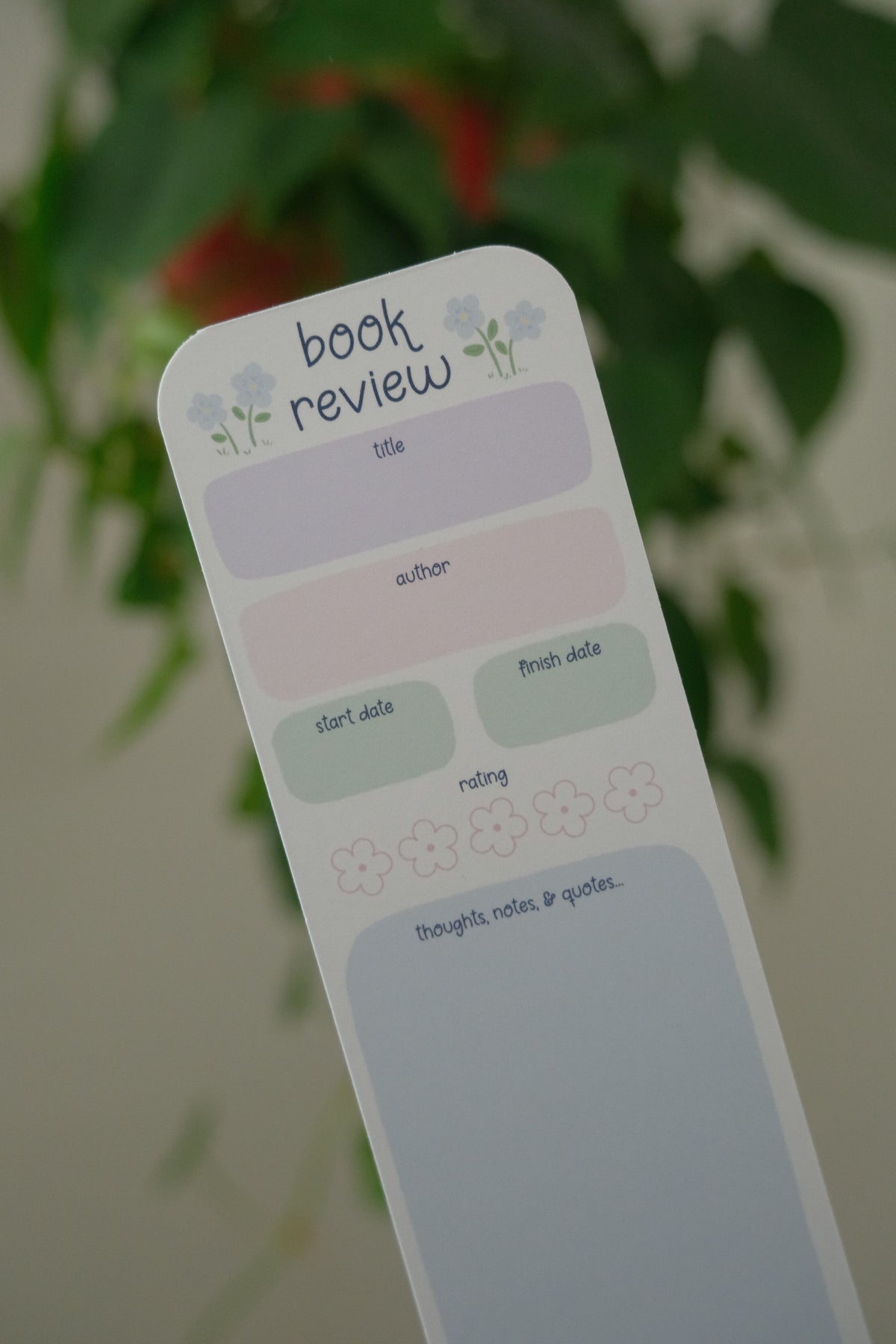 Book Review Bookmark