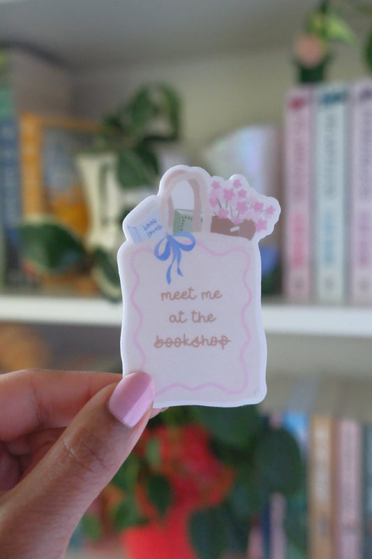 Bookshop Meetup Sticker