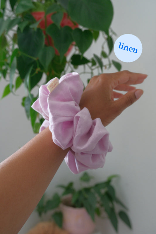 Rose Petal Scrunchie